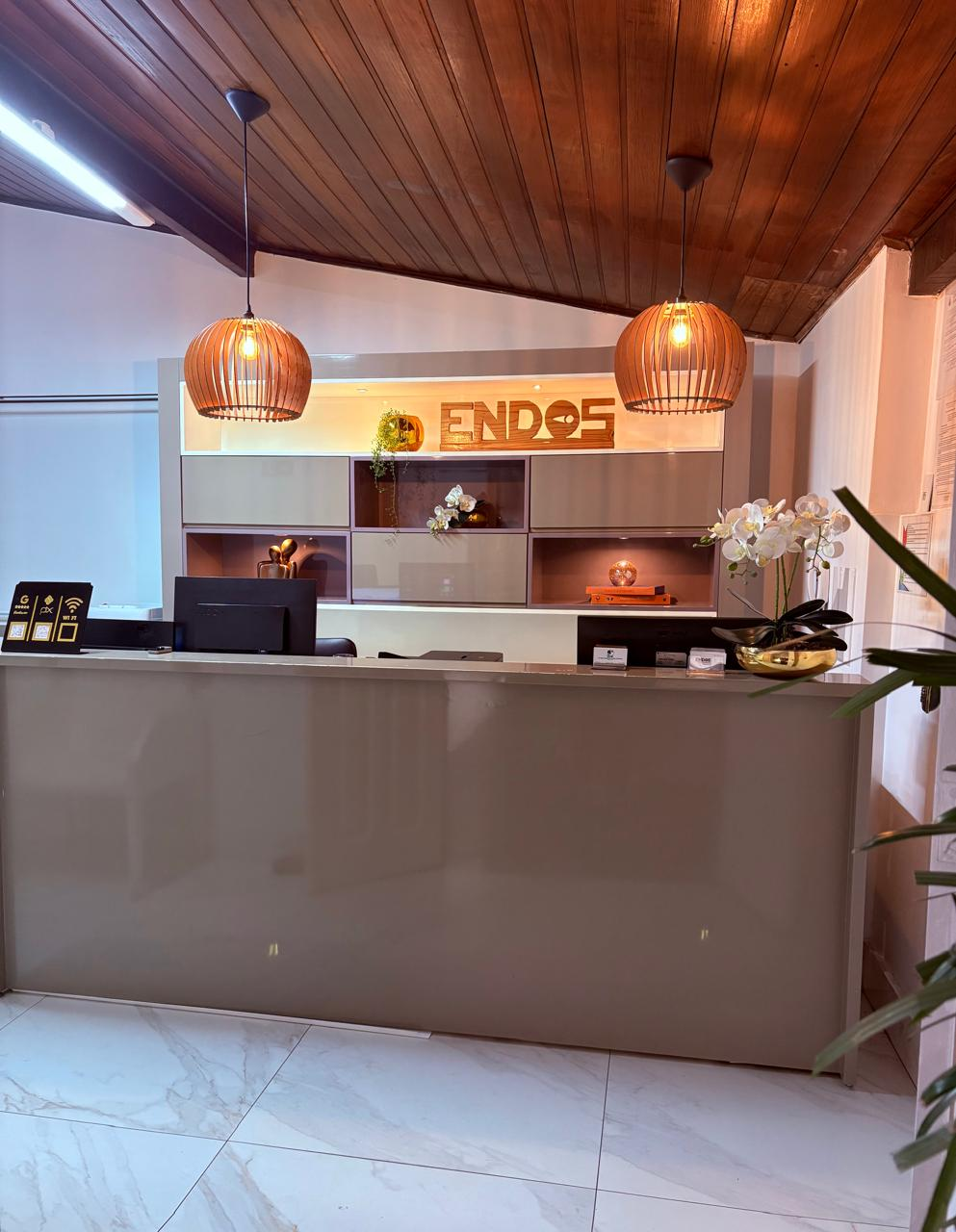 Recepção da clínica